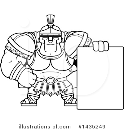 Royalty-Free (RF) Centurion Clipart Illustration by Cory Thoman - Stock Sample #1435249