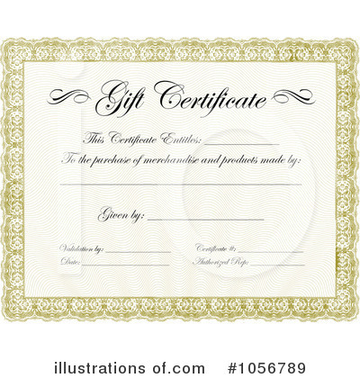 Gift Certificate Clipart #1056789 by BestVector