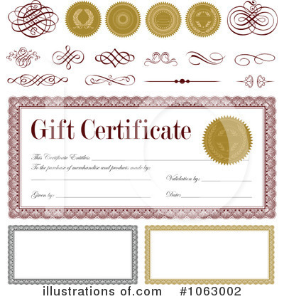 Gift Certificate Clipart #1063002 by BestVector