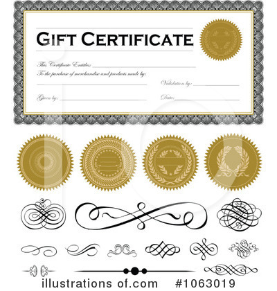 Gift Certificate Clipart #1063019 by BestVector