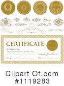 Certificate Clipart #1119283 by BestVector