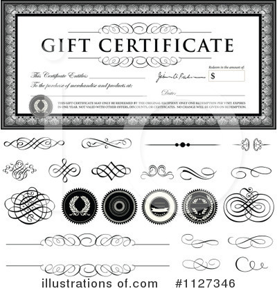 Gift Certificate Clipart #1127346 by BestVector