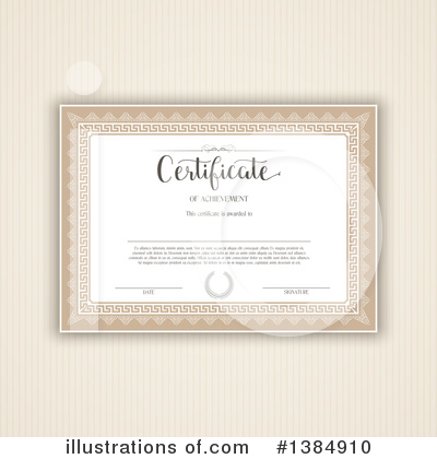 Royalty-Free (RF) Certificate Clipart Illustration by KJ Pargeter - Stock Sample #1384910