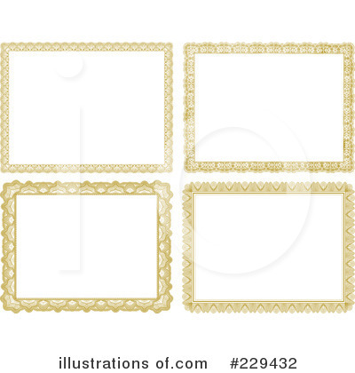 Royalty-Free (RF) Certificate Clipart Illustration by BestVector - Stock Sample #229432