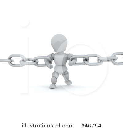 Royalty-Free (RF) Chain Clipart Illustration by KJ Pargeter - Stock Sample #46794