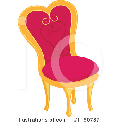 Royalty-Free (RF) Chair Clipart Illustration by BNP Design Studio - Stock Sample #1150737