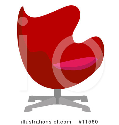 Royalty-Free (RF) Chair Clipart Illustration by AtStockIllustration - Stock Sample #11560
