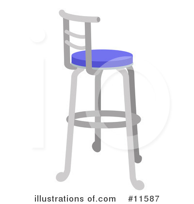 Royalty-Free (RF) Chair Clipart Illustration by AtStockIllustration - Stock Sample #11587