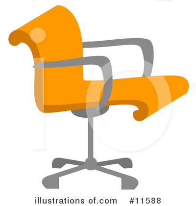 Chair Clipart #11588 by AtStockIllustration