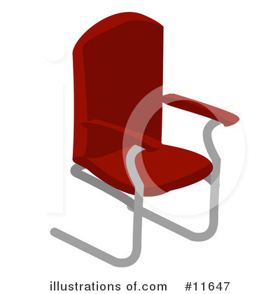 Royalty-Free (RF) Chair Clipart Illustration by AtStockIllustration - Stock Sample #11647