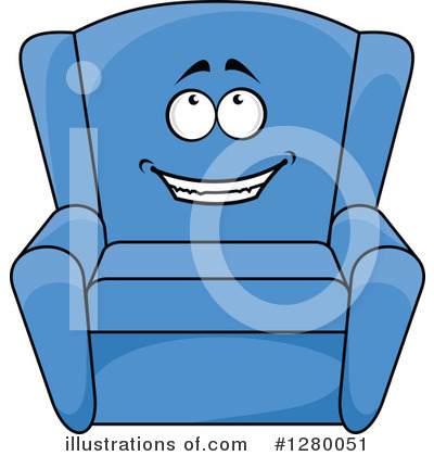Royalty-Free (RF) Chair Clipart Illustration by Vector Tradition SM - Stock Sample #1280051