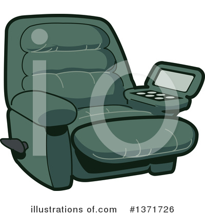 Royalty-Free (RF) Chair Clipart Illustration by Clip Art Mascots - Stock Sample #1371726