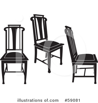 Chairs Clipart #59081 by Frisko
