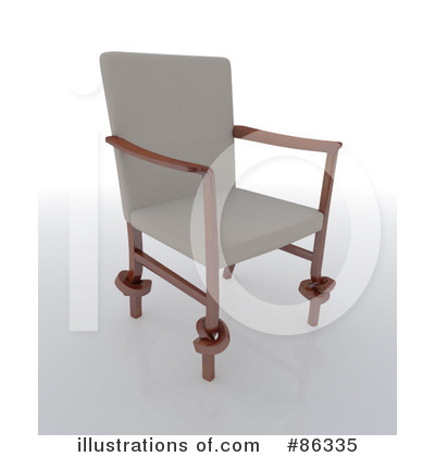 Royalty-Free (RF) Chair Clipart Illustration by Mopic - Stock Sample #86335