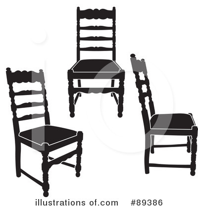 Royalty-Free (RF) Chair Clipart Illustration by Frisko - Stock Sample #89386