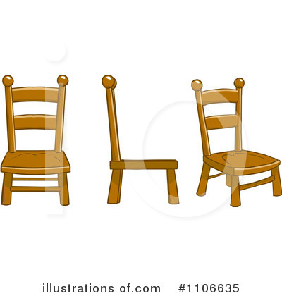 Royalty-Free (RF) Chairs Clipart Illustration by Cartoon Solutions - Stock Sample #1106635
