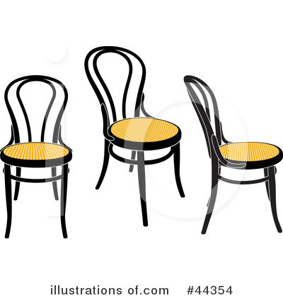 Royalty-Free (RF) Chairs Clipart Illustration by Frisko - Stock Sample #44354