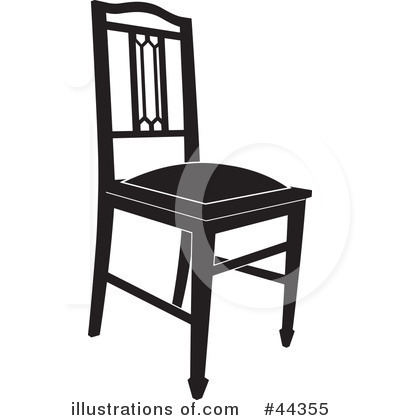 Royalty-Free (RF) Chairs Clipart Illustration by Frisko - Stock Sample #44355