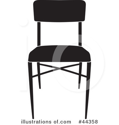 Royalty-Free (RF) Chairs Clipart Illustration by Frisko - Stock Sample #44358