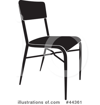 Royalty-Free (RF) Chairs Clipart Illustration by Frisko - Stock Sample #44361