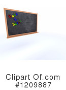 Chalk Board Clipart #1209887 by KJ Pargeter