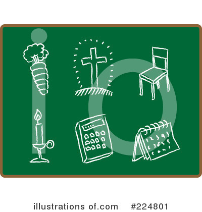 Royalty-Free (RF) Chalkboard Clipart Illustration by Qiun - Stock Sample #224801