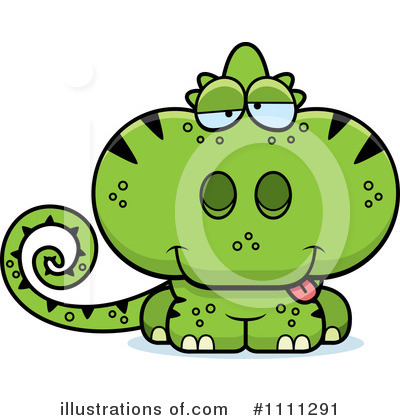Royalty-Free (RF) Chameleon Clipart Illustration by Cory Thoman - Stock Sample #1111291