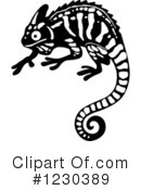 Chameleon Clipart #1230389 by Vector Tradition SM