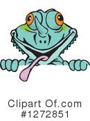 Chameleon Clipart #1272851 by Dennis Holmes Designs