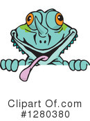 Chameleon Clipart #1280380 by Dennis Holmes Designs