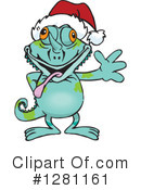 Chameleon Clipart #1281161 by Dennis Holmes Designs