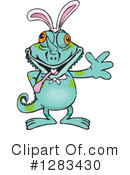 Chameleon Clipart #1283430 by Dennis Holmes Designs