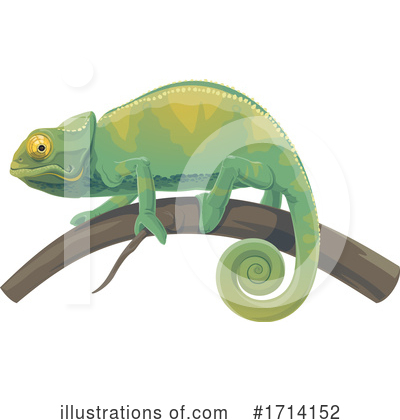 Royalty-Free (RF) Chameleon Clipart Illustration by Vector Tradition SM - Stock Sample #1714152