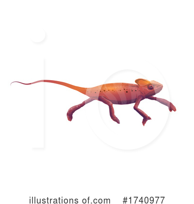 Royalty-Free (RF) Chameleon Clipart Illustration by Vector Tradition SM - Stock Sample #1740977