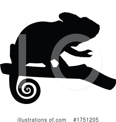 Chameleon Clipart #1751205 by Vector Tradition SM