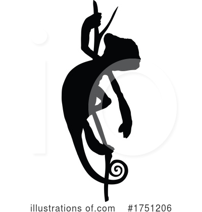 Royalty-Free (RF) Chameleon Clipart Illustration by Vector Tradition SM - Stock Sample #1751206