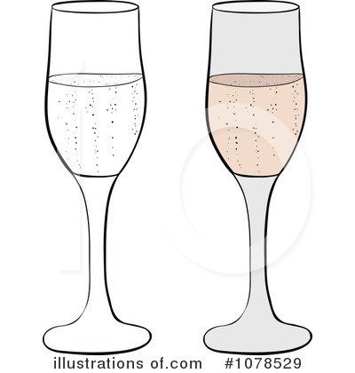 Royalty-Free (RF) Champagne Clipart Illustration by Andrei Marincas - Stock Sample #1078529