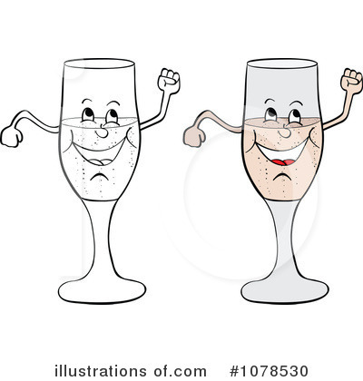 Royalty-Free (RF) Champagne Clipart Illustration by Andrei Marincas - Stock Sample #1078530