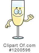 Champagne Clipart #1200596 by Cory Thoman