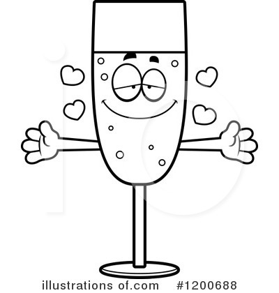 Royalty-Free (RF) Champagne Clipart Illustration by Cory Thoman - Stock Sample #1200688
