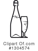 Champagne Clipart #1304574 by Vector Tradition SM