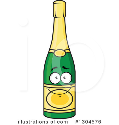 Royalty-Free (RF) Champagne Clipart Illustration by Vector Tradition SM - Stock Sample #1304576