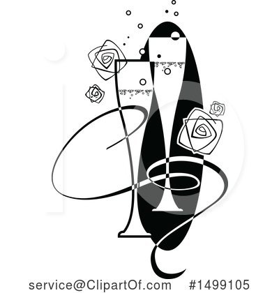 Royalty-Free (RF) Champagne Clipart Illustration by dero - Stock Sample #1499105
