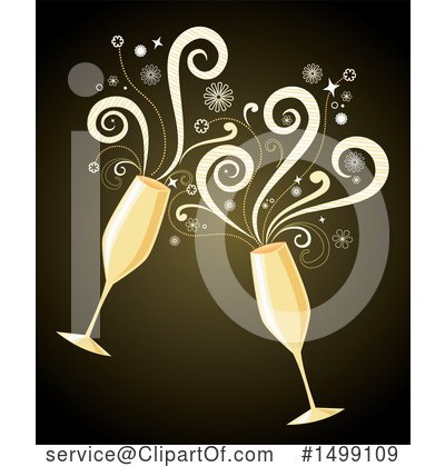 Royalty-Free (RF) Champagne Clipart Illustration by Amanda Kate - Stock Sample #1499109
