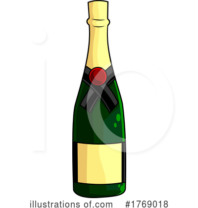 Champagne Clipart #1769018 by Hit Toon