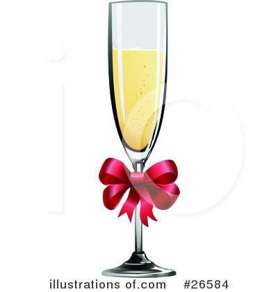 Royalty-Free (RF) Champagne Clipart Illustration by AtStockIllustration - Stock Sample #26584