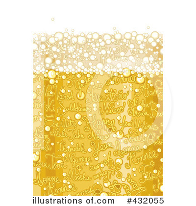 Royalty-Free (RF) Champagne Clipart Illustration by NL shop - Stock Sample #432055
