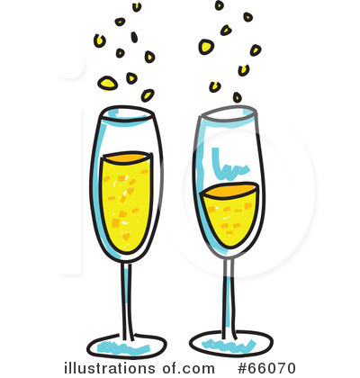 Royalty-Free (RF) Champagne Clipart Illustration by Prawny - Stock Sample #66070