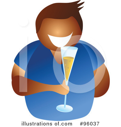 Royalty-Free (RF) Champagne Clipart Illustration by Prawny - Stock Sample #96037