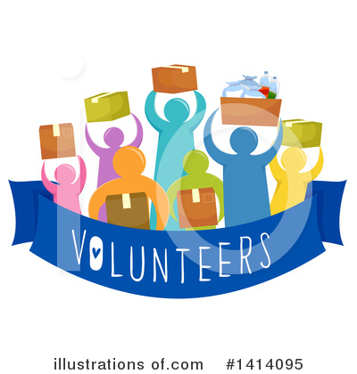 Volunteers Clipart #1414095 by BNP Design Studio